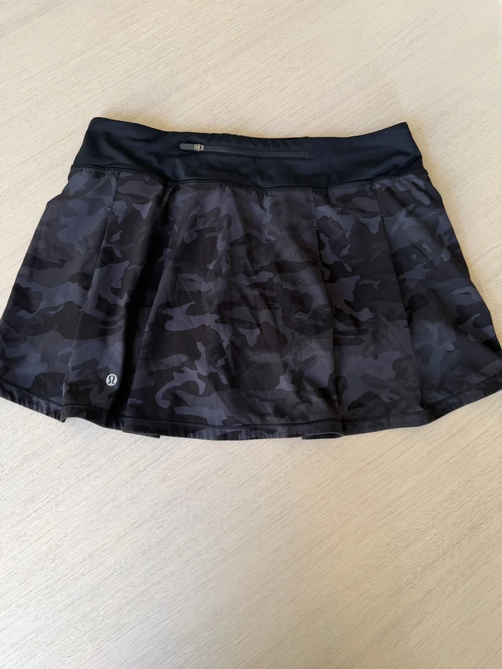 Lululemon | pace rival skirt | Color: black camo | Size: 8
